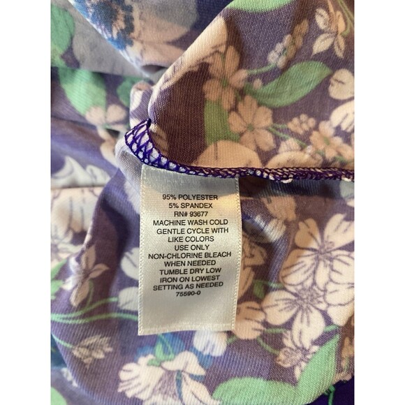 Liz Claiborne Woman's Blouse PXXL - V Neck - Split Short Sleeves - *NEW* - Picture 4 of 5